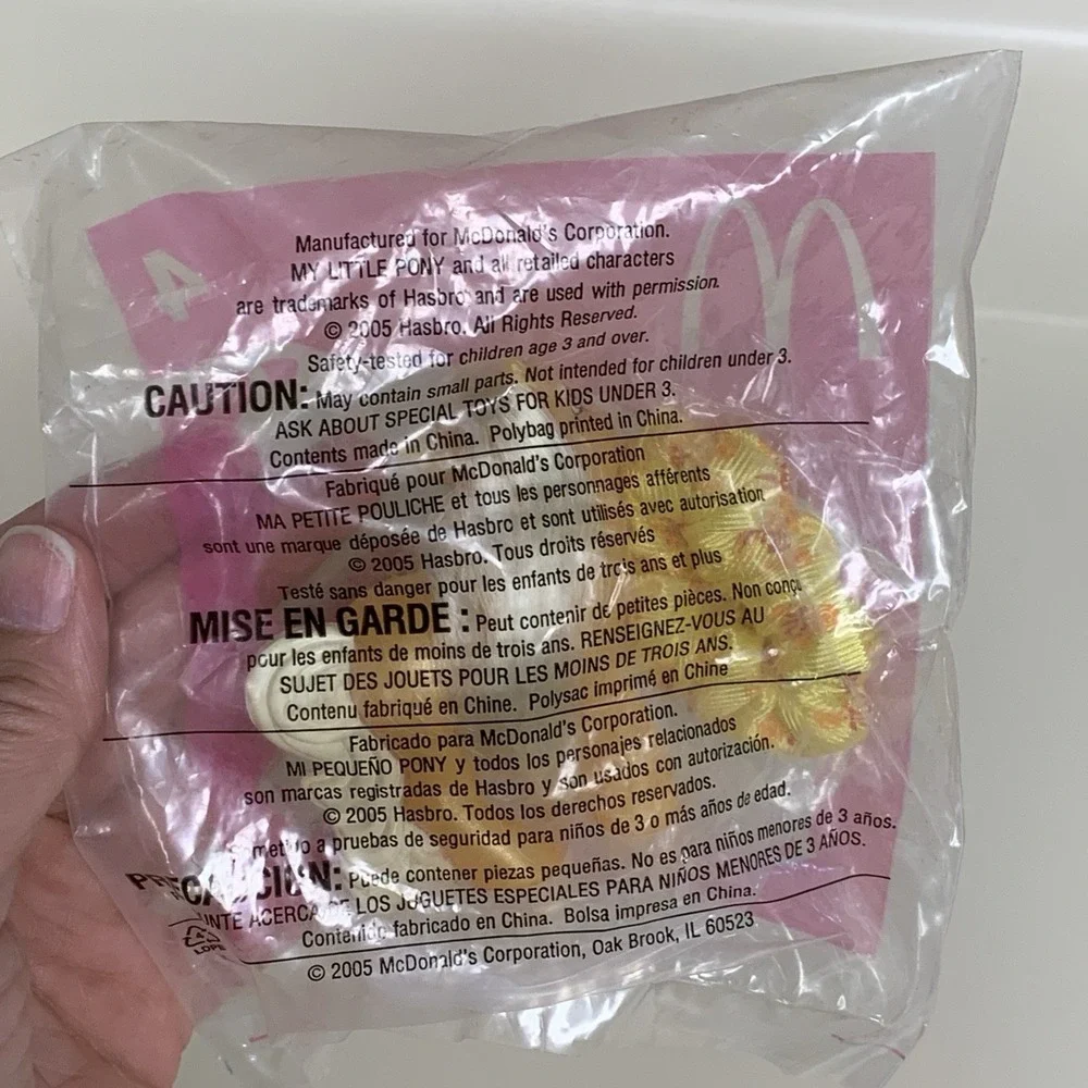 NEW 2005 McDonalds Happy Meal Toy My Little Pony Butterscotch #4 - SEALED